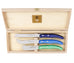 Berlingot Laguiole Breakfast (Cheese) Knives, Set of 3