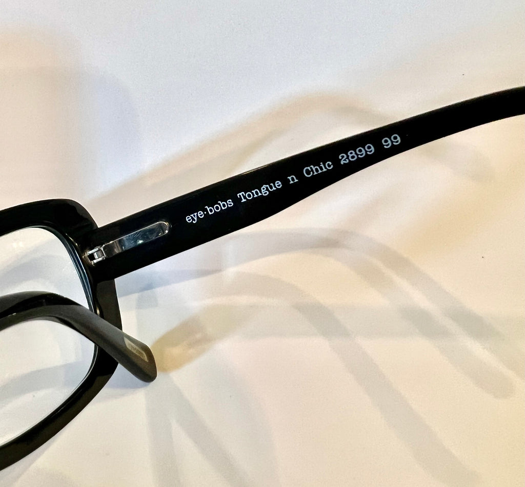 Tongue n Chic (Style 2899) Readers in Black with Rhinestone Embellishment (99) *Rare (Discontinued Style)*