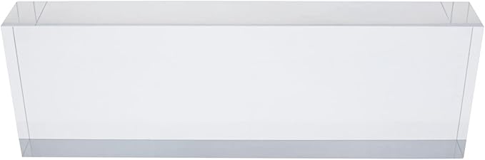 Rectangular Clear Lucite Gallery Block (1.125" Height/Thickness)