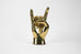 Horns Up or Rock On Hand Sign Sculpture in Brass