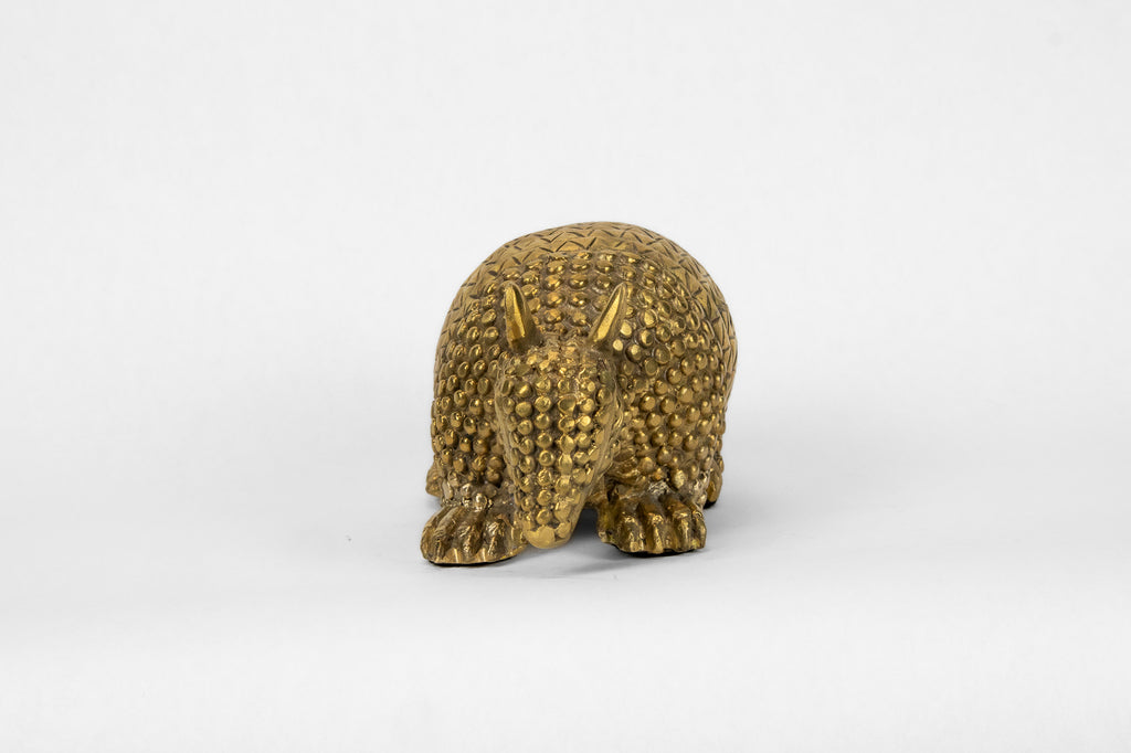 Armadillo Sculpture in Brass