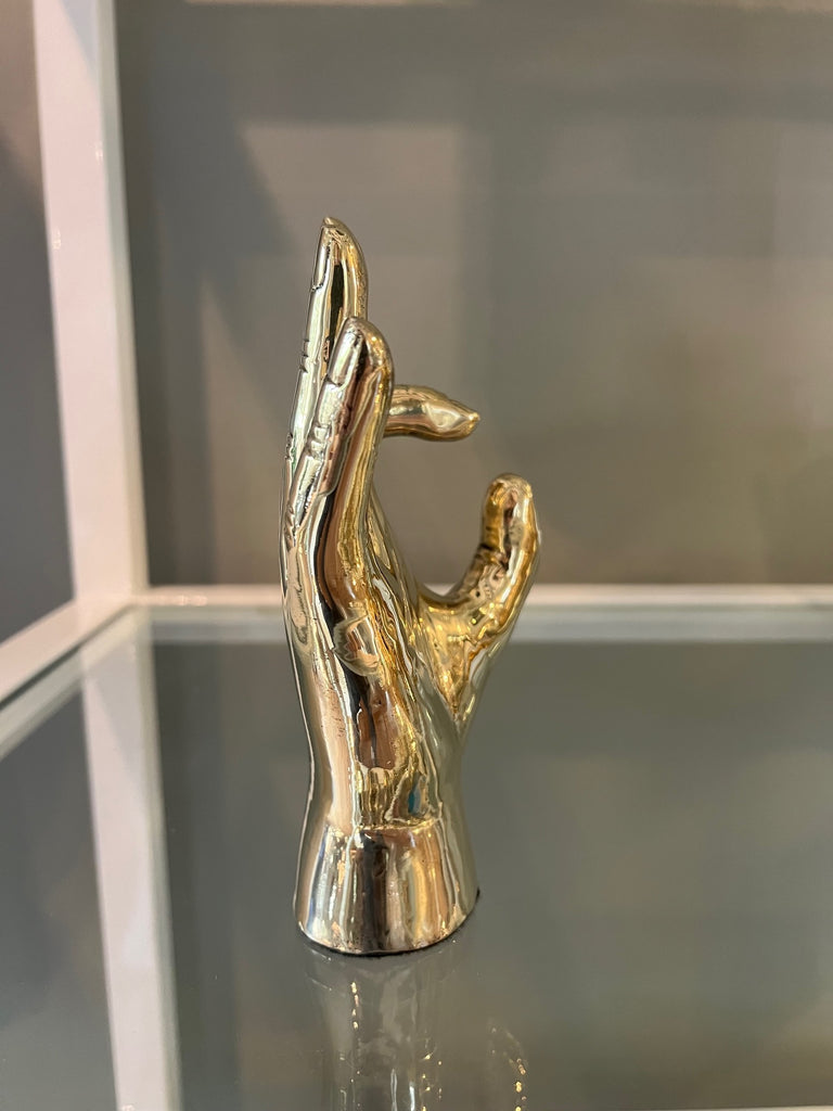 W. C. Hand Sign Sculpture in Brass