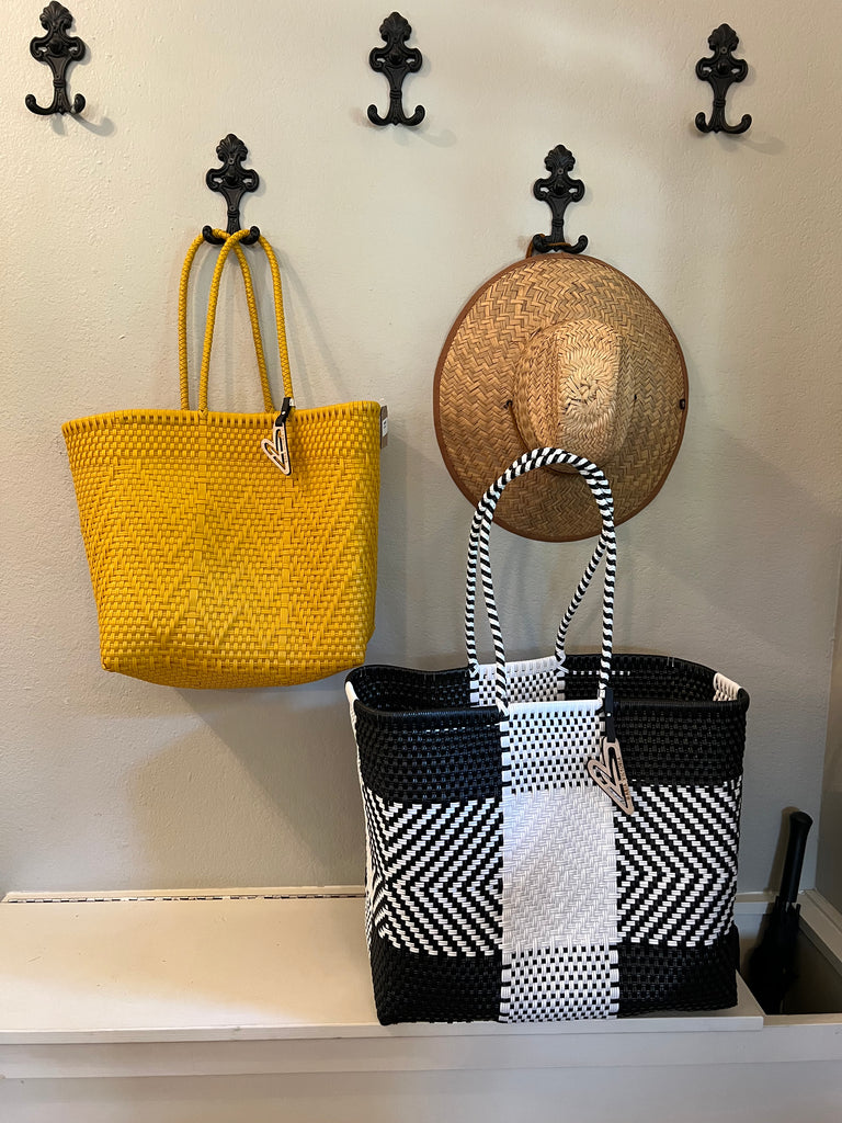 Multicolor Tote, Canary (Golden Yellow) Solid Pattern (F1)