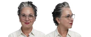 Jim Dandy (Style 600) Metal Readers in Gold (Color 99)