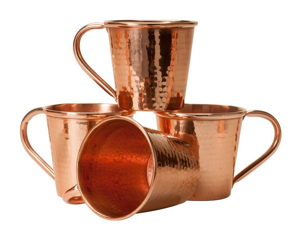 Sertodo 12 oz. Hammered Copper Moscow Mule Mug
