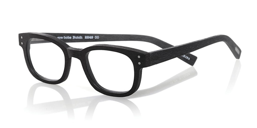 Butch Readers in Matte Black Front and Temples (Color 00)