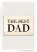 The Best Dad Decoupage Glass Tray