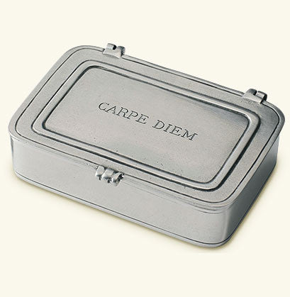 MATCH Pewter "Carpe Diem" Lidded Box