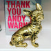 French Bulldog or "Frenchie" Dog Sculpture in Brass