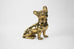 French Bulldog or "Frenchie" Dog Sculpture in Brass