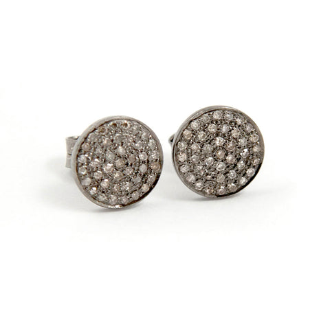 Large Dot Stud Earrings