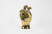 Horned Frog Hand Sign Sculpture in Brass