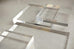Square Clear Lucite Gallery Blocks (1" Height/Thickness)
