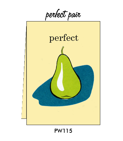 Pointed Wit Greeting Card: "Perfect Pair"