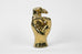 Horned Frog Hand Sign Sculpture in Brass