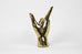 "Guns Up" Hand Sign Sculpture in Brass