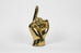 The Finger Hand Sign Sculpture in Brass