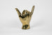 Shaka Hand Sign Sculpture in Brass