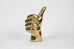 Thumbs Up or "Gig 'Em, Aggies" Hand Sign Sculpture in Brass