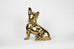 French Bulldog or "Frenchie" Dog Sculpture in Brass