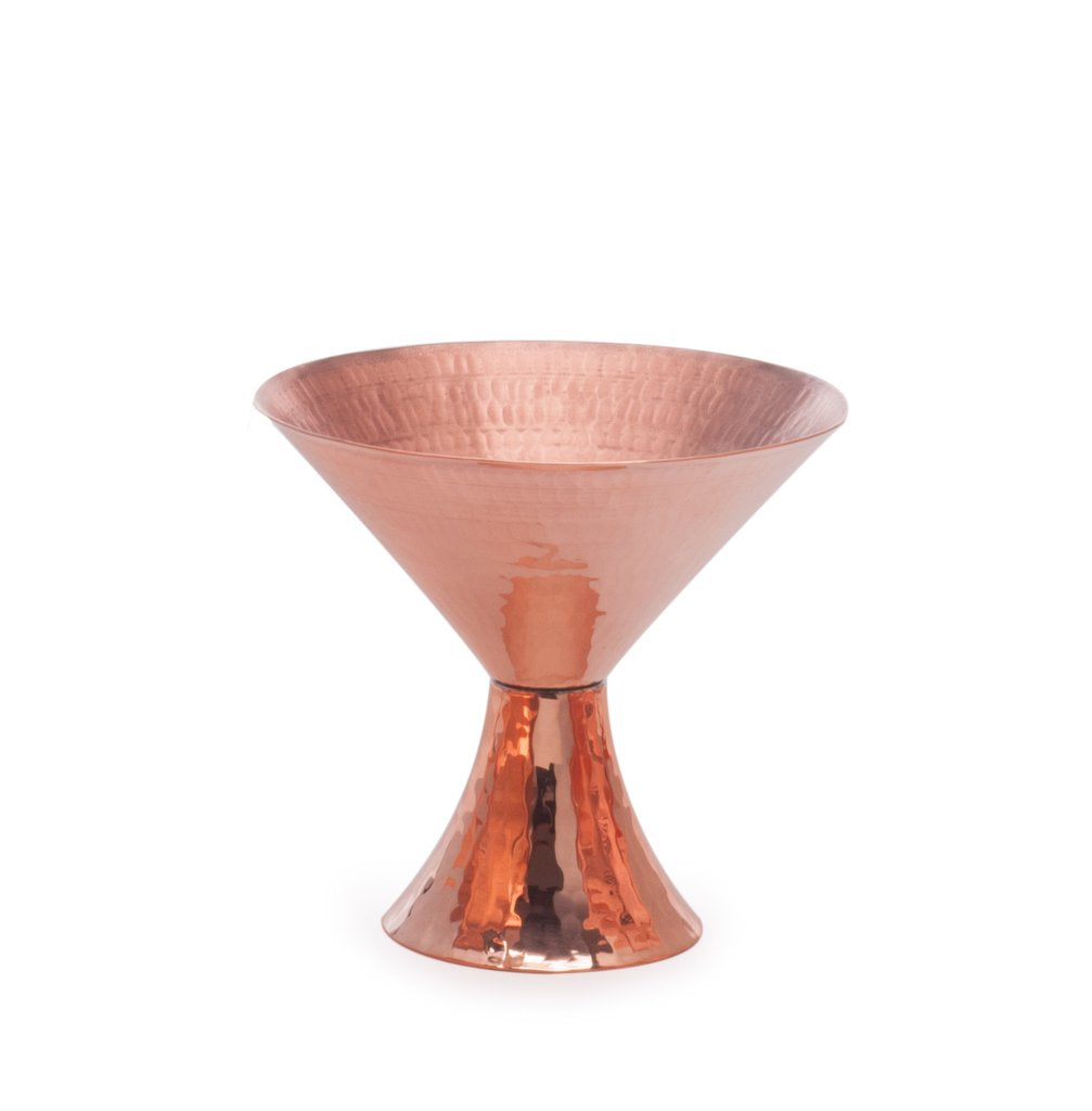 Satini Hammered Copper Martini Cup