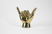 Shaka ("Hang Loose") or Roadrunner or "Birds Up" Hand Sign Sculpture in Brass