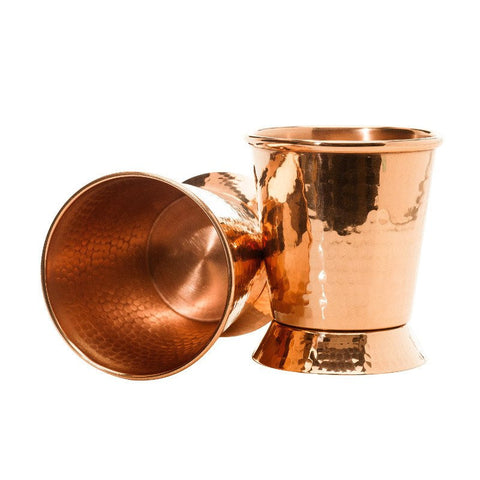 Hammered Copper Derby Mint Julep Cup, 12 oz.