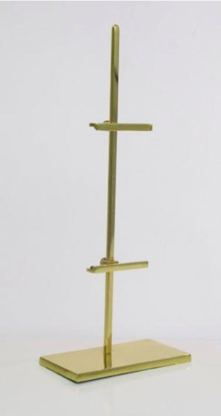 Small Mineral Mount Easel in Brass