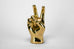 Pony Ears or Mustang Ears Hand Sign Sculpture in Brass