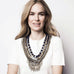 Layne Necklace in Navy by Mignonne Gavigan