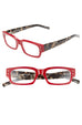 Peckerhead (Style 2275) Readers in Red with Tortoise Temples (01)