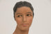 Vintage French Plaster Art Deco Shop Display Mannequin Bust, Branded "Lube Paris", Circa 1930