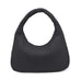 Large Woven Neoprene Hobo in Black