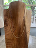 14K Gold Plated Sterling Silver Paper Clip Style Chain in 20" Length (Dainty)