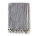 Pom Pom at Home Montauk Linen Throw Blanket in Ocean