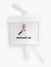 August Morgan Cocktail Napkin Set of 4 - Straight Up (White Polar Bear)