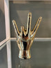 V. O. L. Hand Sign Sculpture in Brass