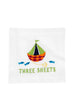 August Morgan Cocktail Napkin Set of 4 - Three Sheets (Colorful Sailboat)
