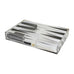 Lucite Backgammon Set in Black, White, and Clear