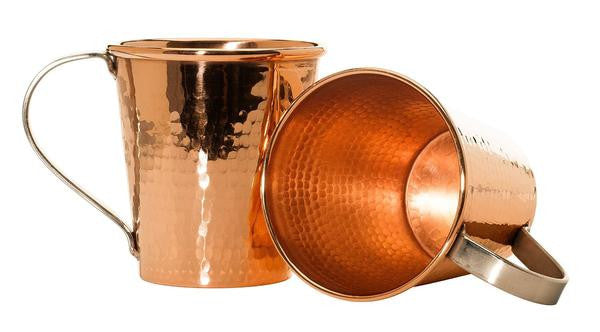 Sertodo 18 oz. Hammered Copper Moscow Mule Mug