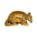 beautiful brass armadillo animal sculpture