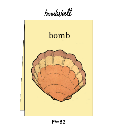 Blank Greeting Card - "Bomb Shell"