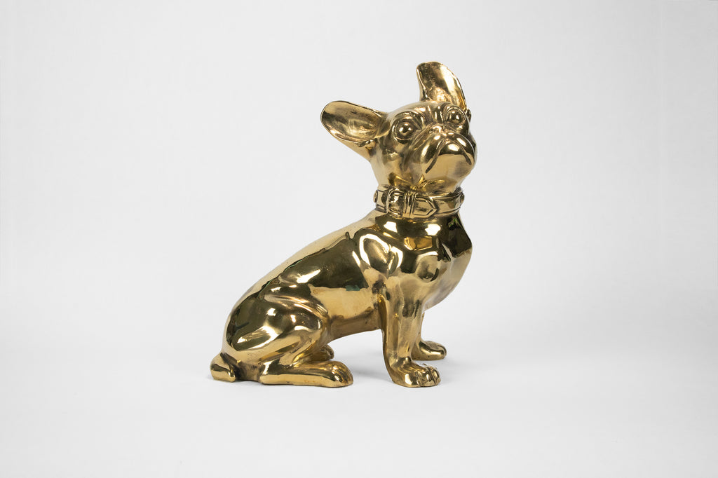 French Bulldog or "Frenchie" Sculpture in Brass