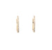 14 Karat Gold and Diamond "Huggie" Earrings