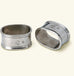 MATCH Pewter - Oval Napkin Rings, Pair.
