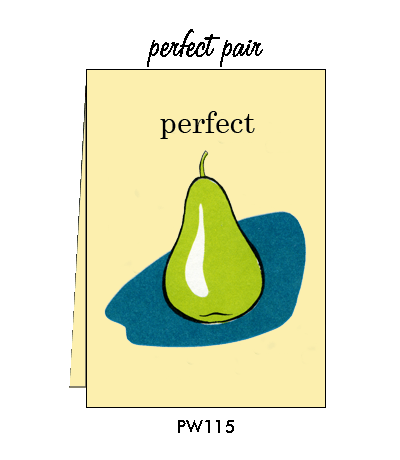 Blank Greeting Card - "Perfect Pair"
