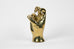 TCU Horned Frog Hand Sign Sculpture in Brass