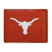 Texas (Burnt Orange) Needlepoint Bifold Wallet