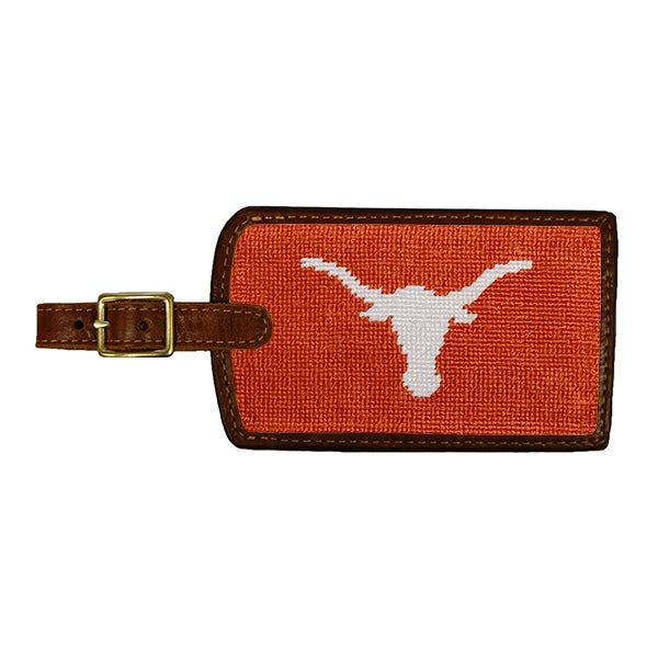 Texas Needlepoint Luggage Tag