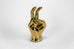 SMU Pony Ears Hand Sign Sculpture in Brass